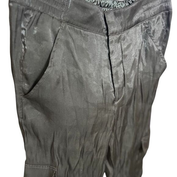 By anthropologie cargo shimmer shine jogger  charcoal Gray small - Picture 7 of 14